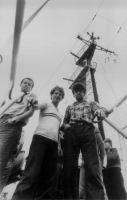 П. Печенкин на агиттеплоходе «Корчагинец», 1984